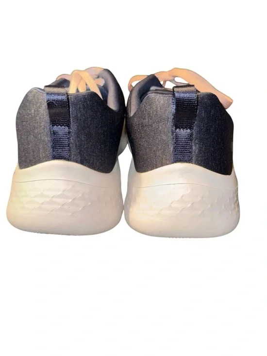 Womens Skechers GOwalk Navy Slip On Walking Shoes Lightweight Comfort 9.5 - Picture 4 of 8